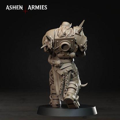 Anointed Heavy Infantry, Hellbound Apostasy - Bullet Crusade - Unpainted Miniature