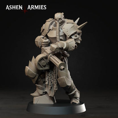 Anointed Heavy Infantry, Hellbound Apostasy - Bullet Crusade - Unpainted Miniature