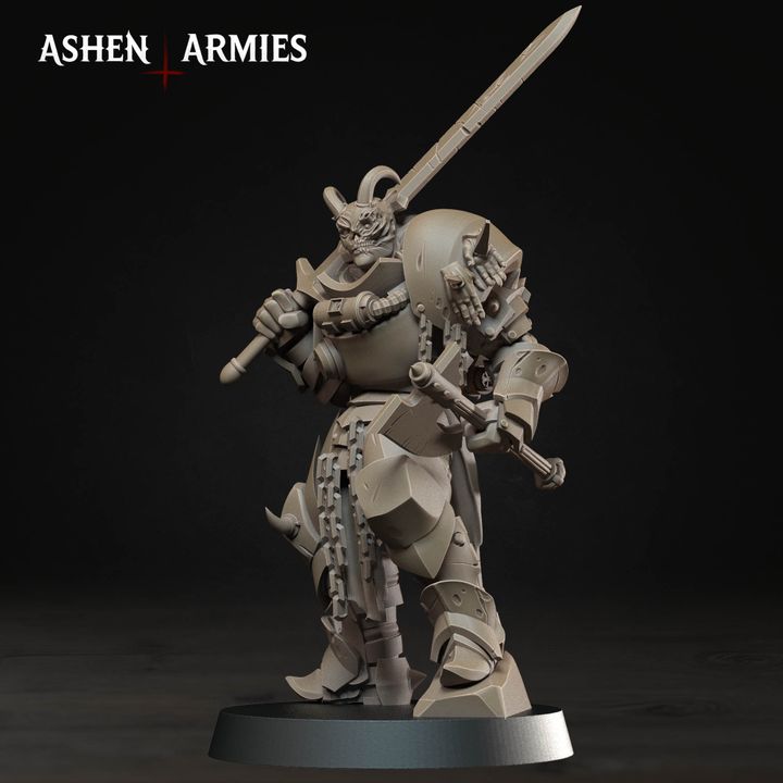 Anointed Melee, Hellbound Apostasy - Bullet Crusade - Unpainted Miniature