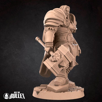 Paladin Prince | 32mm, 35mm Scale | Unpainted Miniature