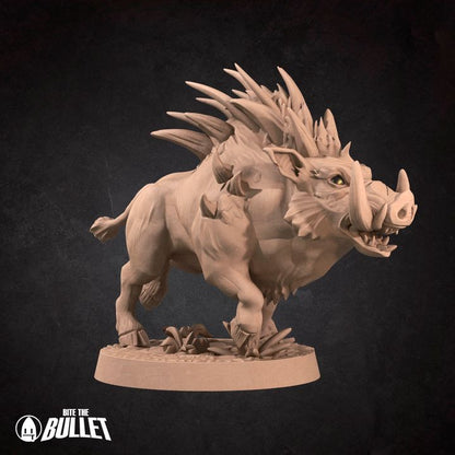 Boars - Barren Set - 32mm, 35mm Scale - Unpainted Miniature