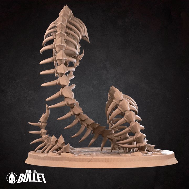 Bone Naga - Unpainted Miniature