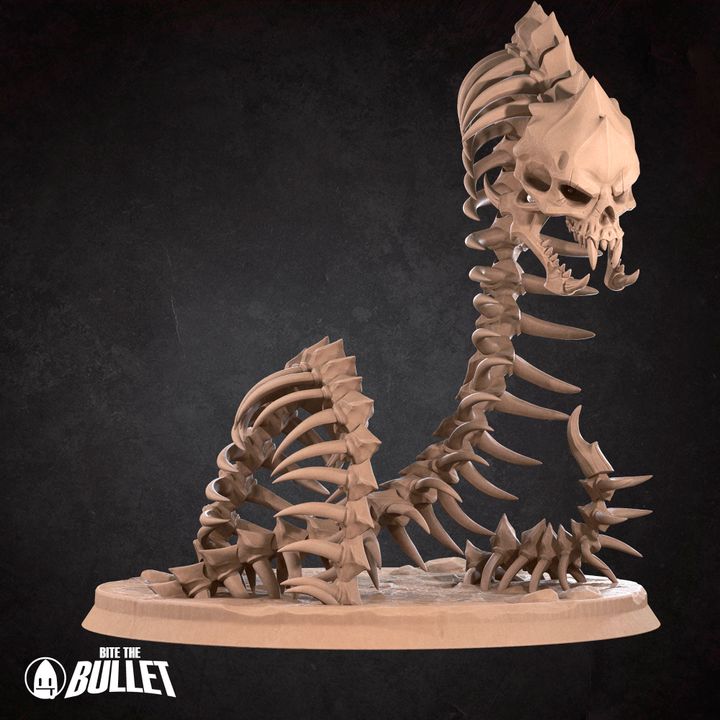 Bone Naga - Unpainted Miniature