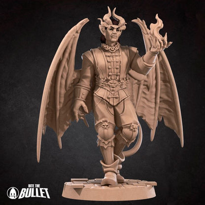 Cambion Devil, 3 Poses | Pinup | 32mm, 35mm Scale | Unpainted Miniature