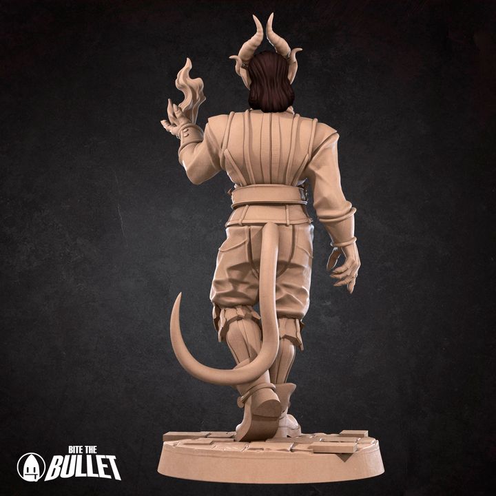 Cambion Devil, 3 Poses | Pinup | 32mm, 35mm Scale | Unpainted Miniature