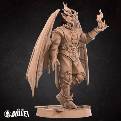 Cambion Devil, 3 Poses | Pinup | 32mm, 35mm Scale | Unpainted Miniature