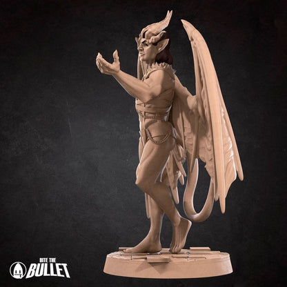 Cambion Devil, 3 Poses | Pinup | 32mm, 35mm Scale | Unpainted Miniature