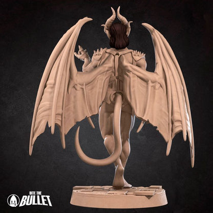 Cambion Devil, 3 Poses | Pinup | 32mm, 35mm Scale | Unpainted Miniature