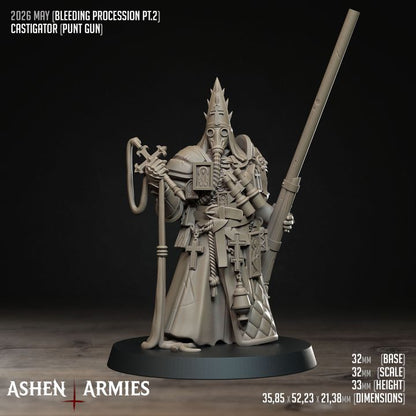 Castigator, Punt Gun, Bleeding Procession - Bullet Crusade - Unpainted Miniature
