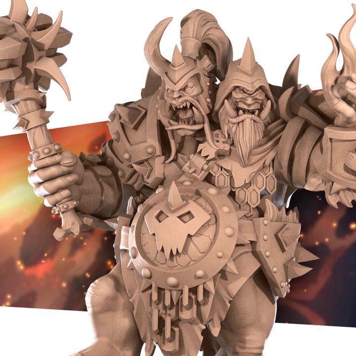 Ogre Lockserker | 32mm, 35mm Scale | Unpainted Miniature