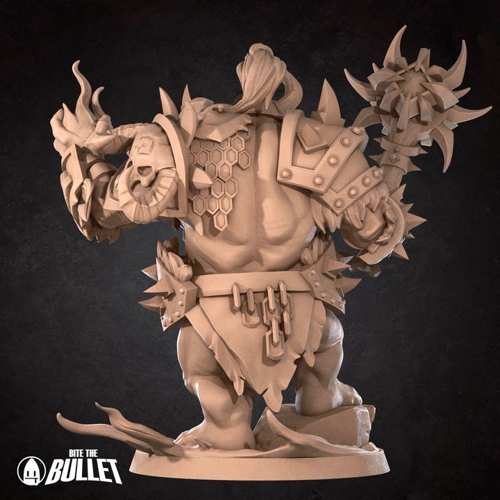Ogre Lockserker | 32mm, 35mm Scale | Unpainted Miniature