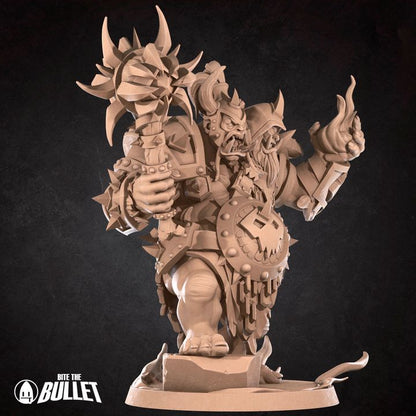 Ogre Lockserker | 32mm, 35mm Scale | Unpainted Miniature