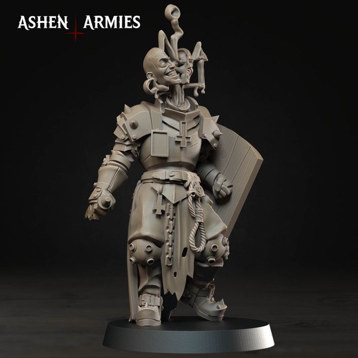 Heretic Chorister, Hellbound Apostasy - Bullet Crusade - Unpainted Miniature