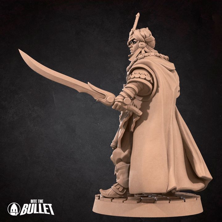 Human Cleric | 32mm, 35mm Scale | Unpainted Miniature