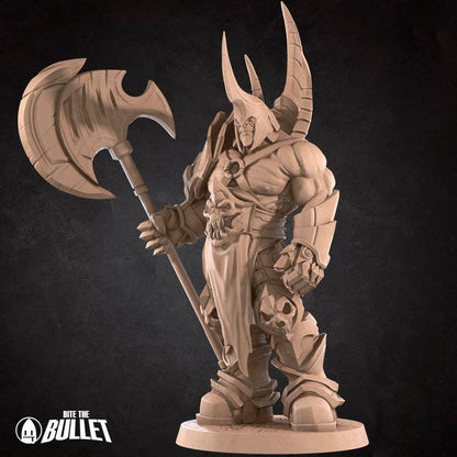 Fel Lord - Fel Wastes Set - 32mm, 35mm Scale - Unpainted Miniature