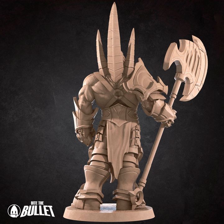 Fel Lord - Fel Wastes Set - 32mm, 35mm Scale - Unpainted Miniature