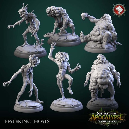 Festering Hosts | Sisters of the Apocalypse | Unpainted Miniatures