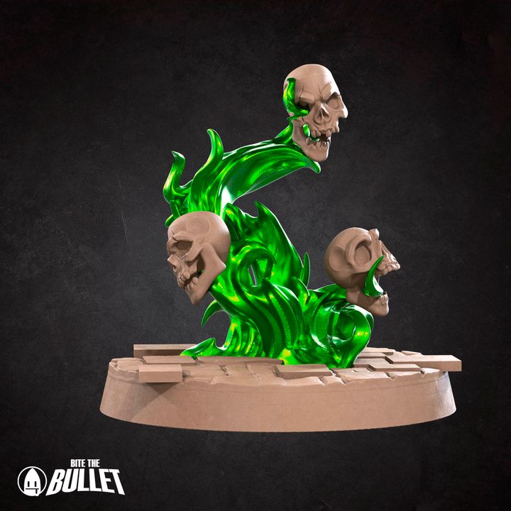 Flame Skulls - Unpainted Miniature