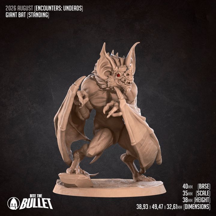 Giant Bat - Unpainted Miniature