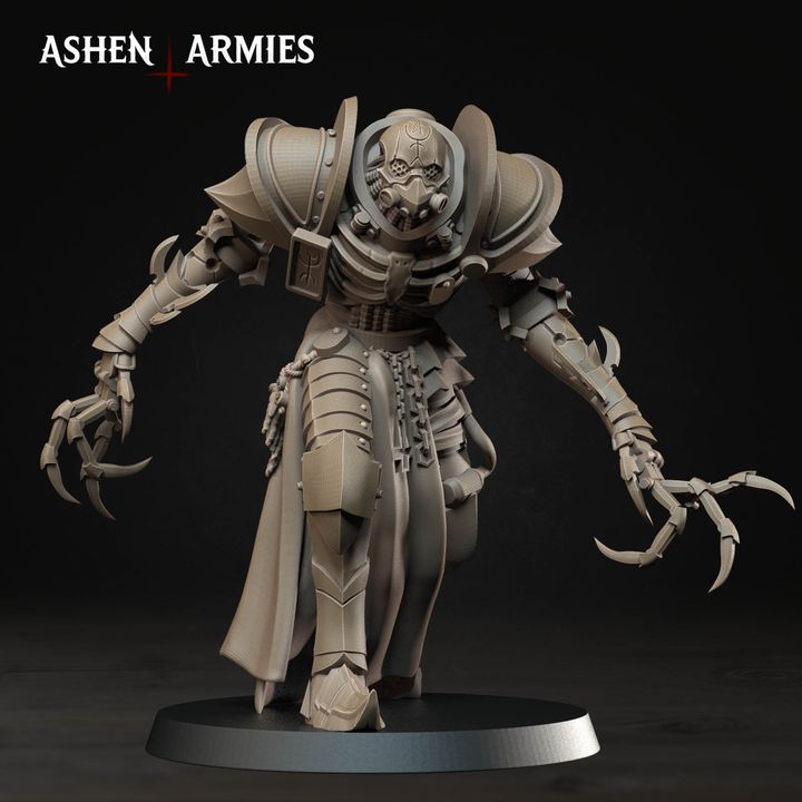 Goetic Warlock, Hellbound Apostasy - Bullet Crusade - Unpainted Miniature