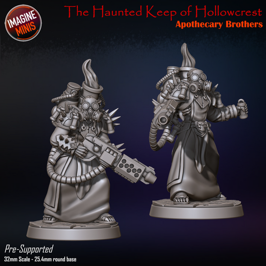 Apothecary Brothers | Haunted Keep of Hollowcrest | Unpainted Miniature