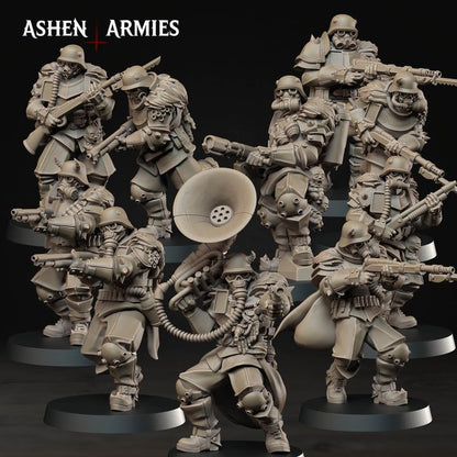 Heretic Troopers, Hellbound Apostasy - Bullet Crusade - Unpainted Miniature