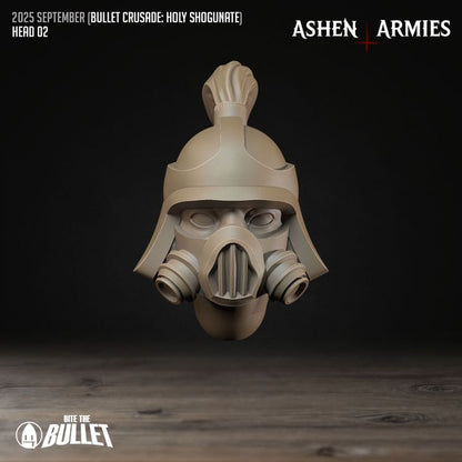 Modular Heads, Holy Shogunate - Bullet Crusade - Unpainted Miniature