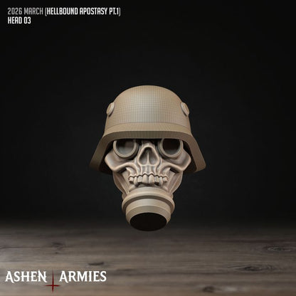 Modular Heads, Hellbound Apostasy - Bullet Crusade - Unpainted Miniature