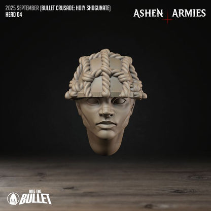 Modular Heads, Holy Shogunate - Bullet Crusade - Unpainted Miniature