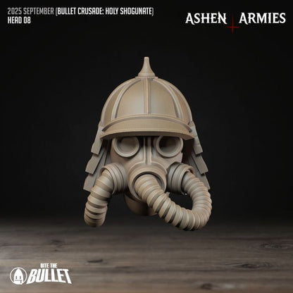 Modular Heads, Holy Shogunate - Bullet Crusade - Unpainted Miniature