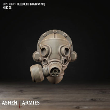 Modular Heads, Hellbound Apostasy - Bullet Crusade - Unpainted Miniature