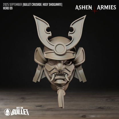 Modular Heads, Holy Shogunate - Bullet Crusade - Unpainted Miniature