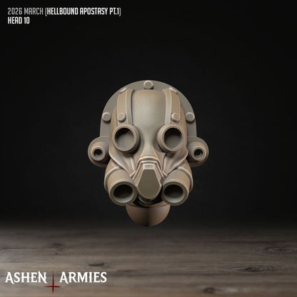 Modular Heads, Hellbound Apostasy - Bullet Crusade - Unpainted Miniature