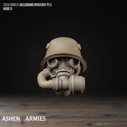 Modular Heads, Hellbound Apostasy - Bullet Crusade - Unpainted Miniature