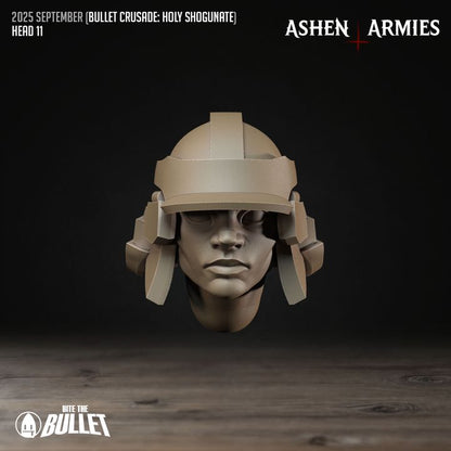 Modular Heads, Holy Shogunate - Bullet Crusade - Unpainted Miniature