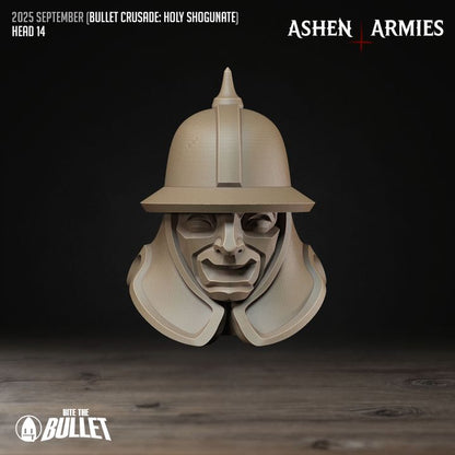 Modular Heads, Holy Shogunate - Bullet Crusade - Unpainted Miniature