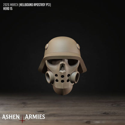 Modular Heads, Hellbound Apostasy - Bullet Crusade - Unpainted Miniature
