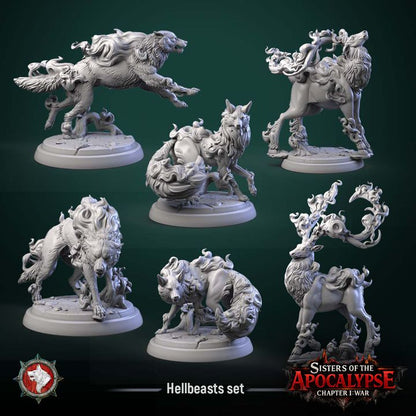 Hell Beasts | Sisters of the Apocalypse | Unpainted Miniature