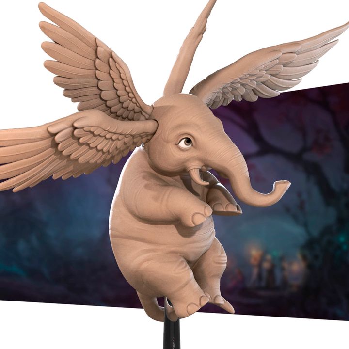 Hollyphant | 32mm, 35mm Scale | Unpainted Miniature