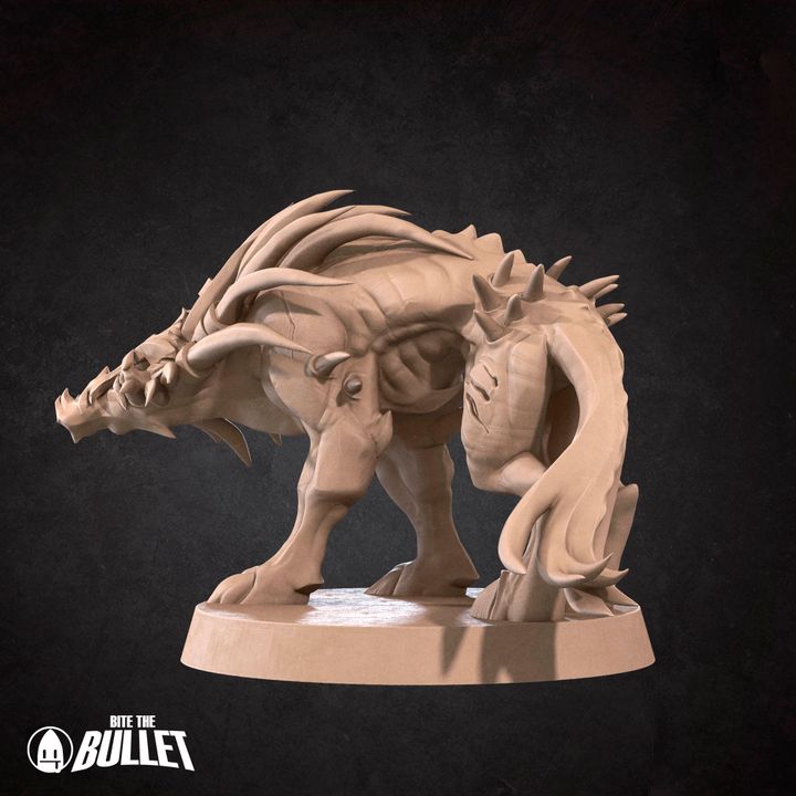 Imps & Hell Hound - Fel Wastes Set - 32mm, 35mm Scale - Unpainted Miniature