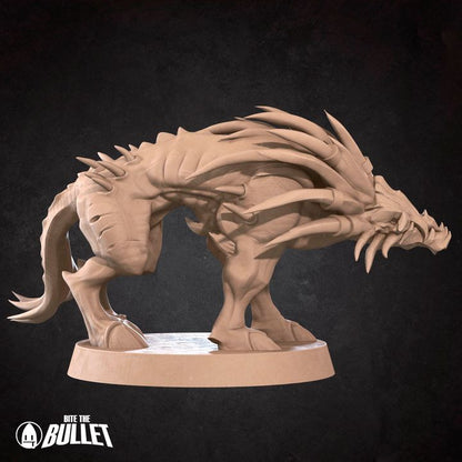 Imps & Hell Hound - Fel Wastes Set - 32mm, 35mm Scale - Unpainted Miniature