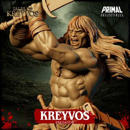Barbarian Predator - Tales of Kreyvos - Unpainted Miniature
