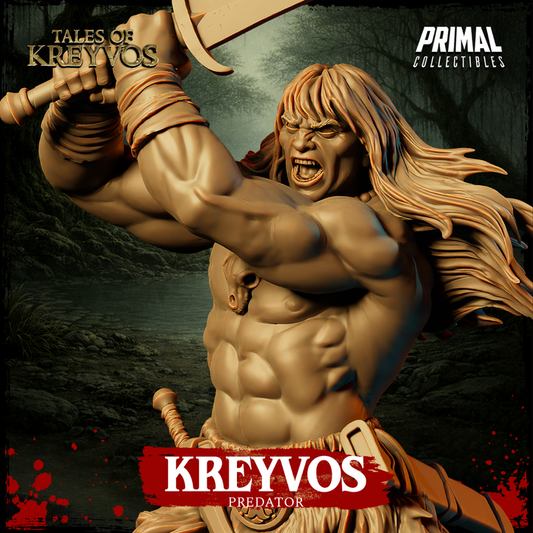 Barbarian Predator - Tales of Kreyvos - Unpainted Miniature