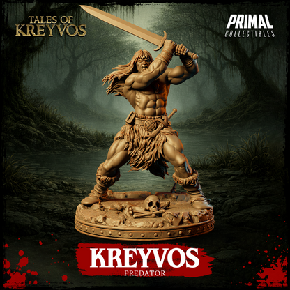 Barbarian Predator - Tales of Kreyvos - Unpainted Miniature