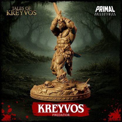 Barbarian Predator - Tales of Kreyvos - Unpainted Miniature