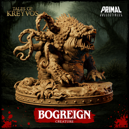 Bogreign, Swamp Monster - Tales of Kreyvos - Unpainted Miniature