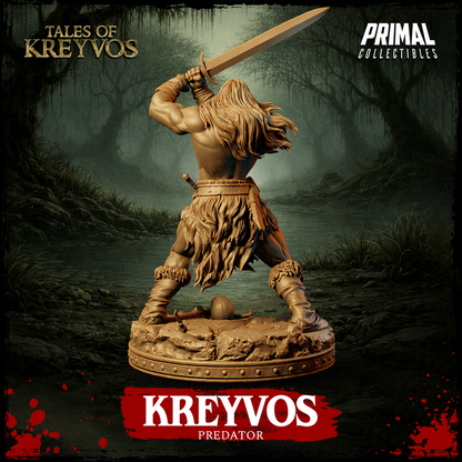Barbarian Predator - Tales of Kreyvos - Unpainted Miniature