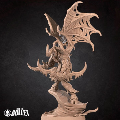Elf Demon | 32mm, 35mm Scale | Unpainted Miniature