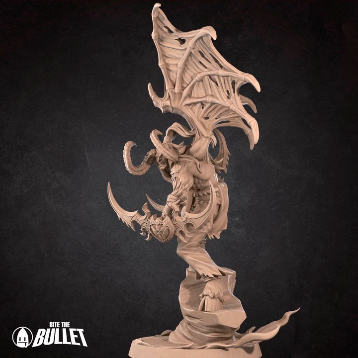 Elf Demon | 32mm, 35mm Scale | Unpainted Miniature