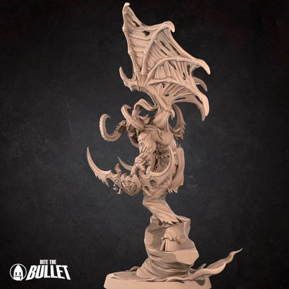 Elf Demon | 32mm, 35mm Scale | Unpainted Miniature